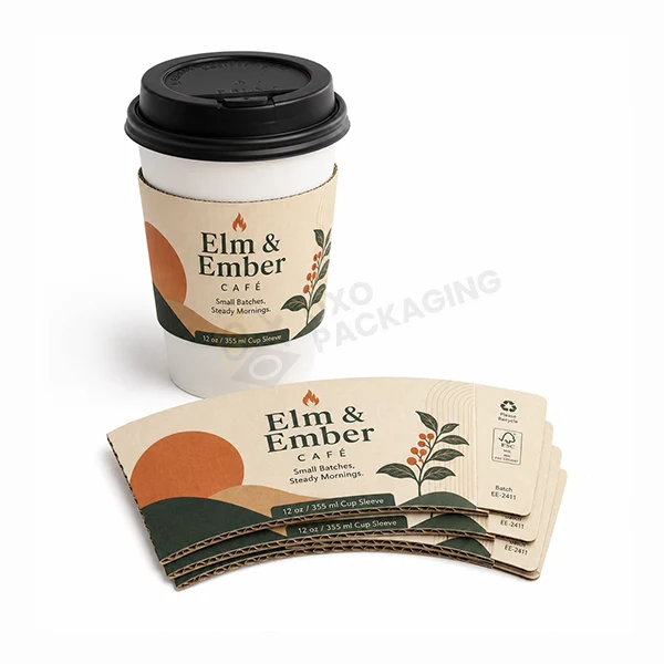 custom coffee sleeve packaging